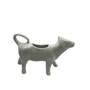 BIA Cordon Bleu White Ceramic Cow Creamer Dispenser Microwave Dishwasher Oven